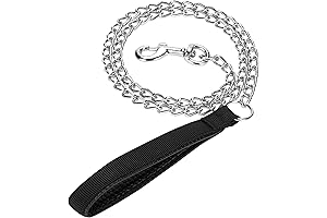 Indestructible Metal Chain Dog Leash for Unstoppable Canine Adventures
