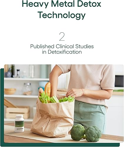 Miniatura 3 de EcoNugenics PectaClear Suplemento de desintoxicación saludable con pectina cítrica modificada y alginato proporciona apoyo seguro y natural contra