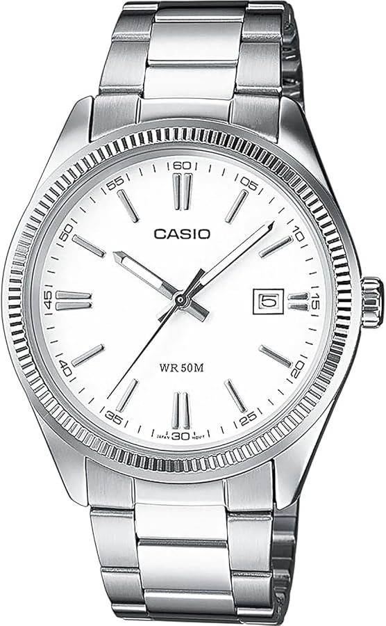 Casio Vintage LTP-1302D-7A1VDF Silver Watch For Women