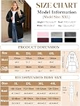 AFFA Plus Taille longue polaire Hoodie d'hiver chaud Casual Soft Zip up pour femme