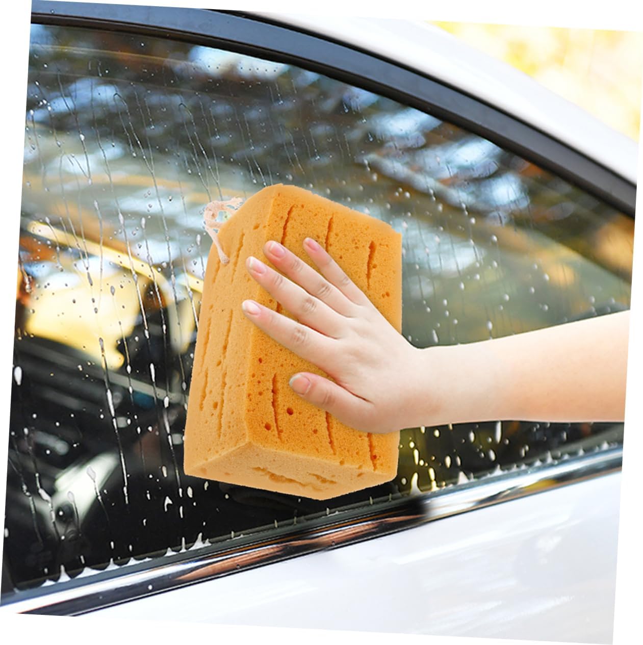 4 Pcs High Density Car Cleaning Reusable Ultra Absorbent for and Exterior Washing Protective Material for Safe Car Care