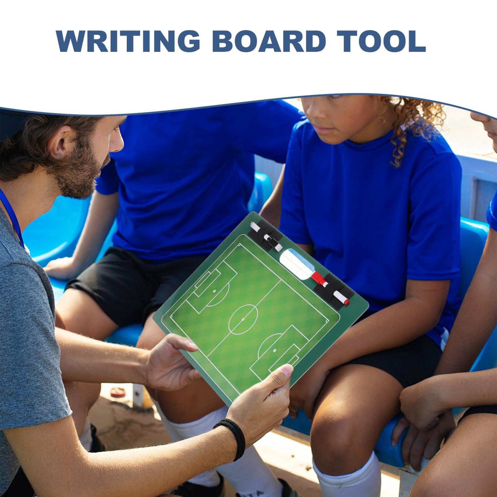 Taktiktafel Fußball, Trainermappe Fußball, Taktikmappe Fußball, Taktiktafel Fußball Zubehör, Fussball Coach Board, Handball Trainer Taktikbrett, Geschenk für Trainer, Passend für Football