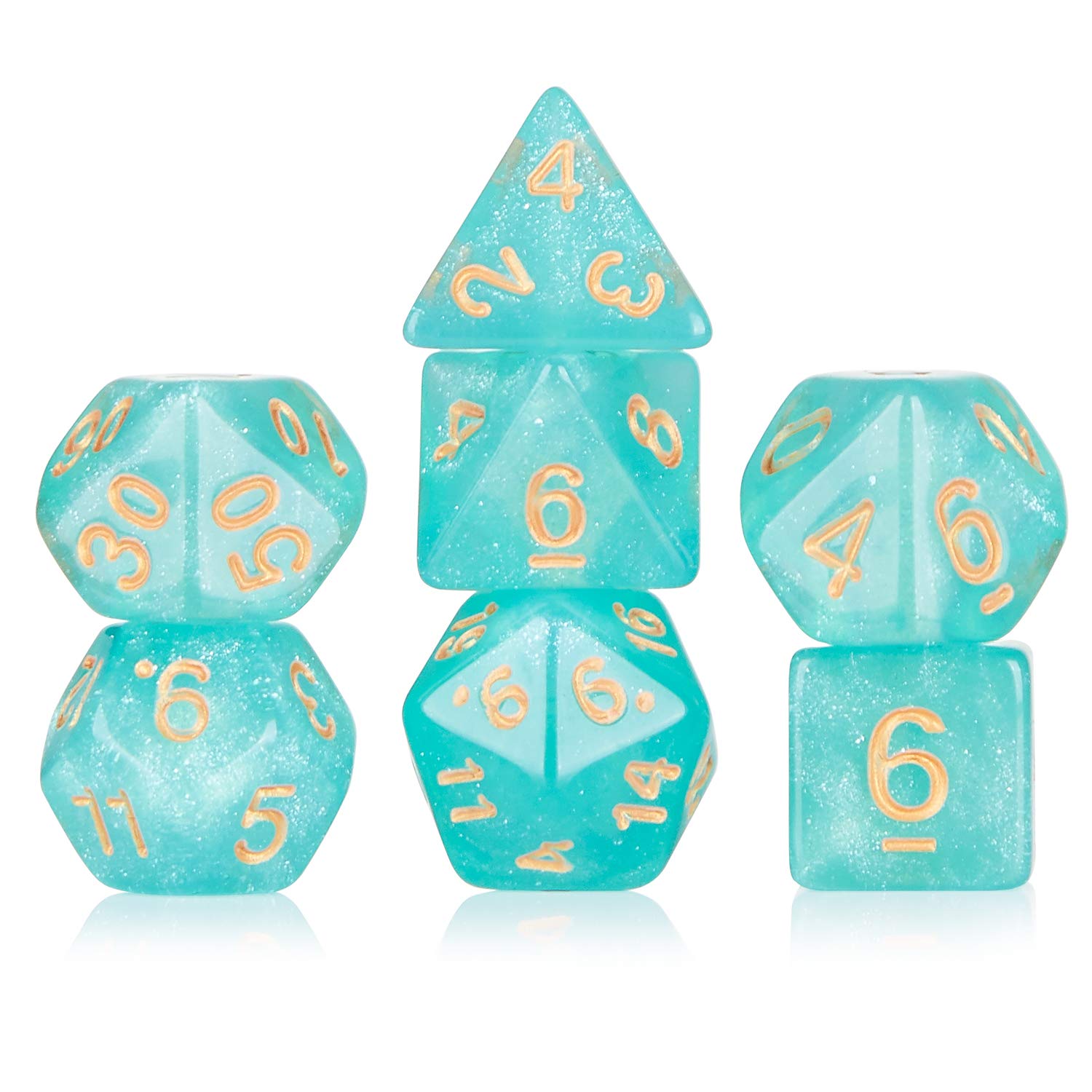Buy YILAIDA Polyhedral DND Dice Set 7Die for Dungeons and Dragons DND