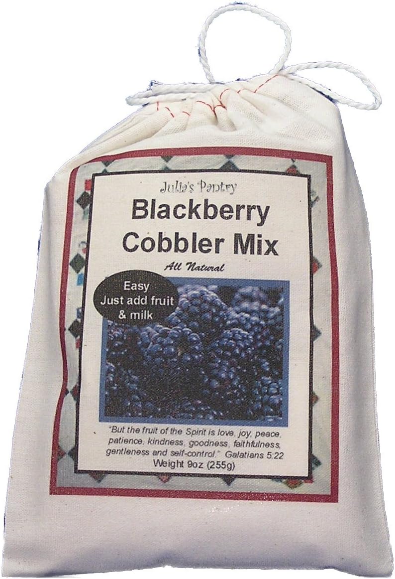 Blackberry Cobbler Mix, 9oz Cloth Gift Bag