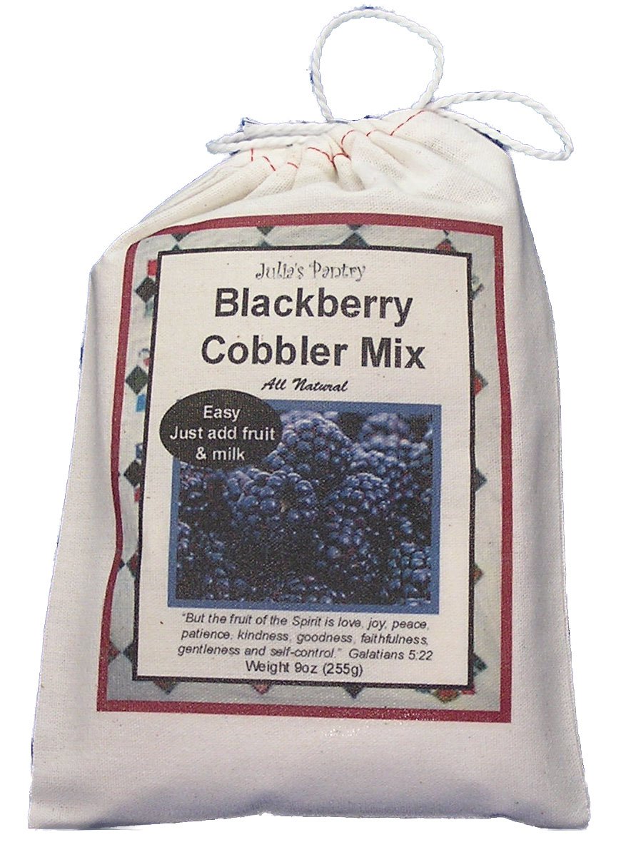 Blackberry Cobbler Mix, 9oz Cloth Gift Bag