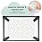 Yoofoss Pack and Play Sheets Fitted, Mini Crib Sheets 2-Pack for Pack N Play Mattress, Stretchy Playard Sheet, Soft and Breathable Green + Leaf