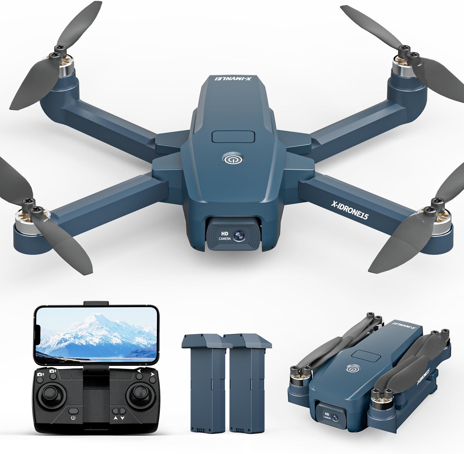Holy Stone HS110G Drone GPS con fotocamera 1080P HD Live per bambini, quadricottero