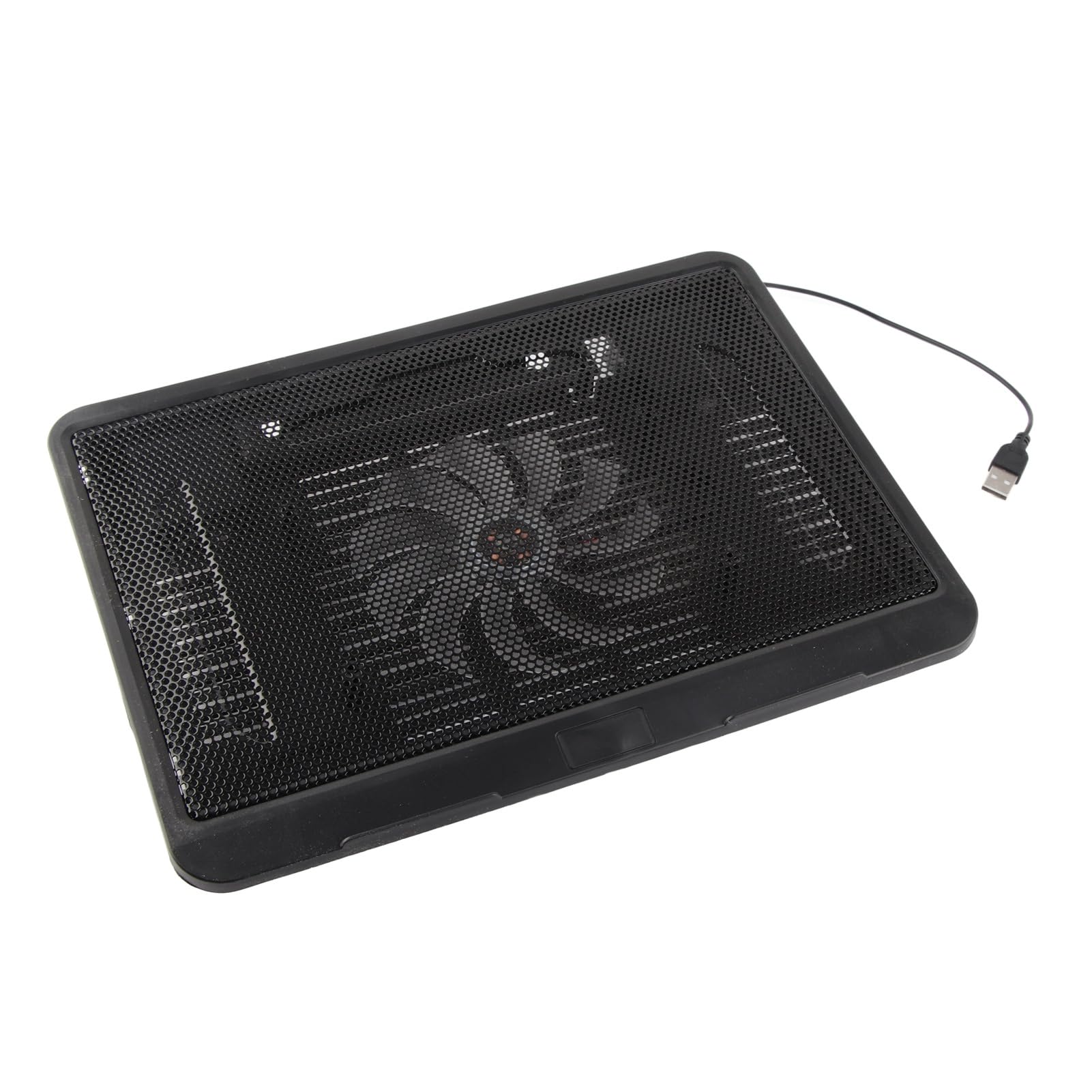 Podkładka Chłodząca Notepal L2 Podstawa Chłodząca do Laptopa z Dużym Wentylatorem Podstawka USB do Notebooka 14 lub Mniejszego Czarna, żelazna Siatka + Inżynieryjne Tworzywa