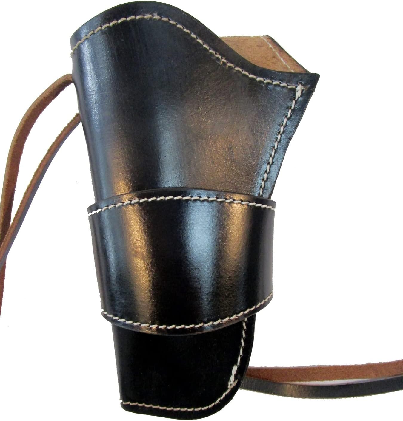 Western Gun Holster Black Leather Single Action Cowboy Rider Revolver CASE Left Handed
