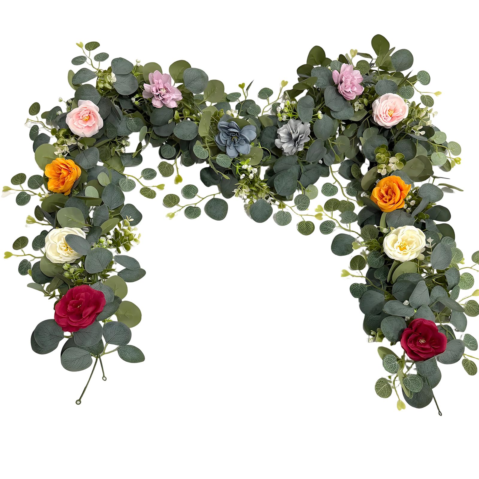 Limtula Realistic Greenery Artificial Hanging Vine Leaves Garland for Indoor Outdoor Home Party Wedding Decoration Artificial Hanging Bushes