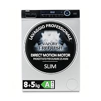 Haier I-Pro Serie 7 Lavasciuga Slim 8+5 Kg, Libera Installazione
