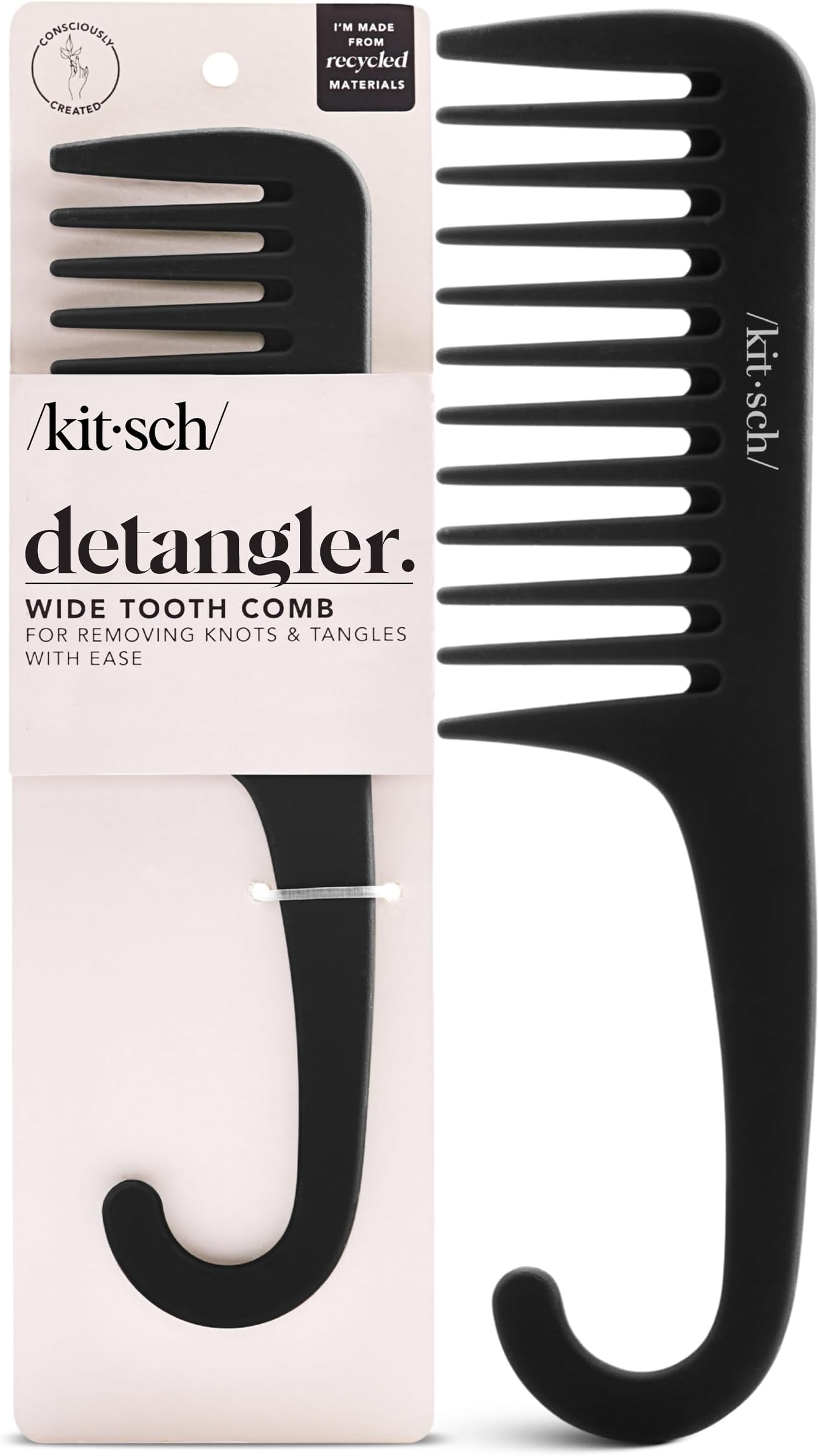 Kitsch, Detangle, Wide Tooth Comb, 1 Comb