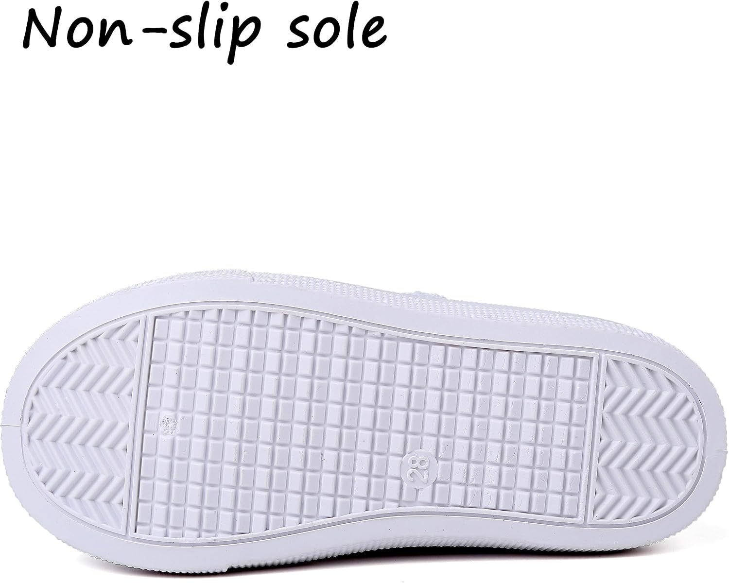 Boy's Girl's Toddlers Canvas Sneakers Slip-On Lightweight Kids White Sneakers Casual Skin-Friendly Walking Running Shoes(Toddle/Little Kids/Big Kids) image 3