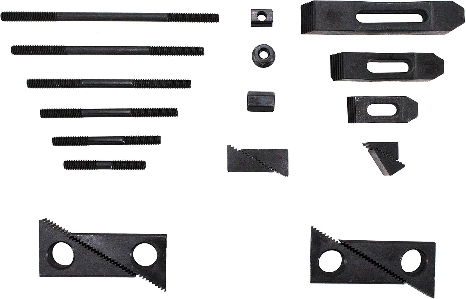 TEXALAN(R) Hold Down Clamp Clamping Set Kit Bridgeport Mill (5/8" Slot 1/2" Stud)