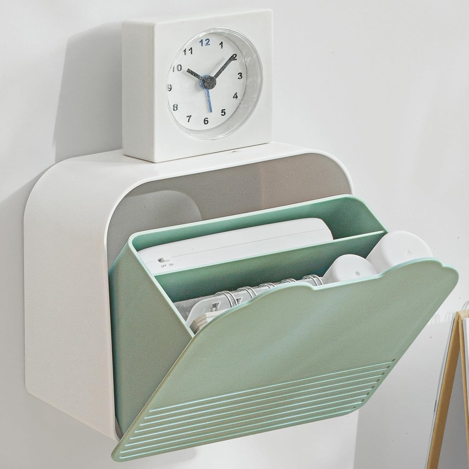 Feminine Product Organizer – Tampon Storage for Bathroom – Tampon and Pad Holder for Bathroom – Wall Mounted Storage Container – Hygiene Essentials for Women (Light Green) Feminine Product Organizer – Tampon Storage for Bathroom – Tampon and Pad Holder for Bathroom – Wall Mounted Storage Container – Hygiene Essentials for Women (Light Green)