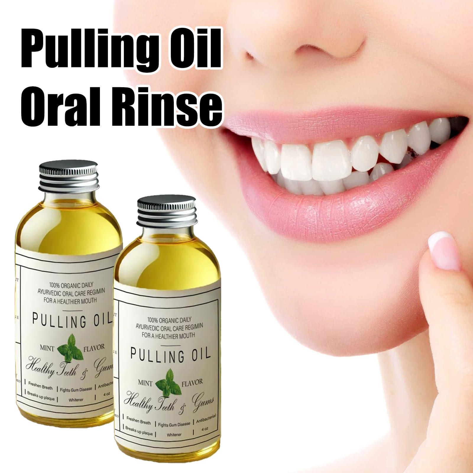 Fresh Breath Oral Rinse - Invigorating Icy Mint, 16oz (4-Pack)