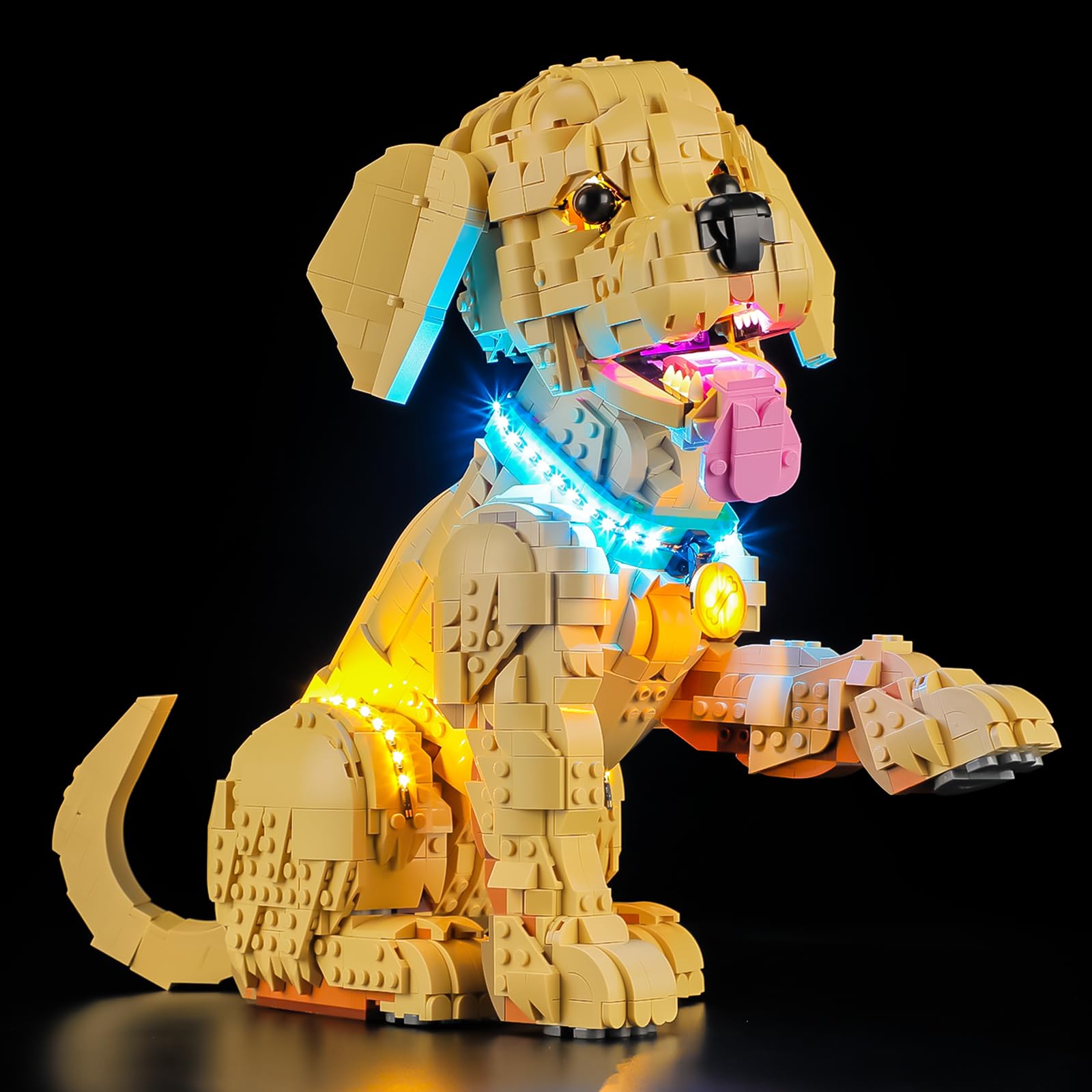 LIGHTAILING Led Light for Lego-11384 Icons Golden Retriever Puppy - Easy Install, Hidden Wiring, Home Decor & Gift-Ready (Model Not Included)