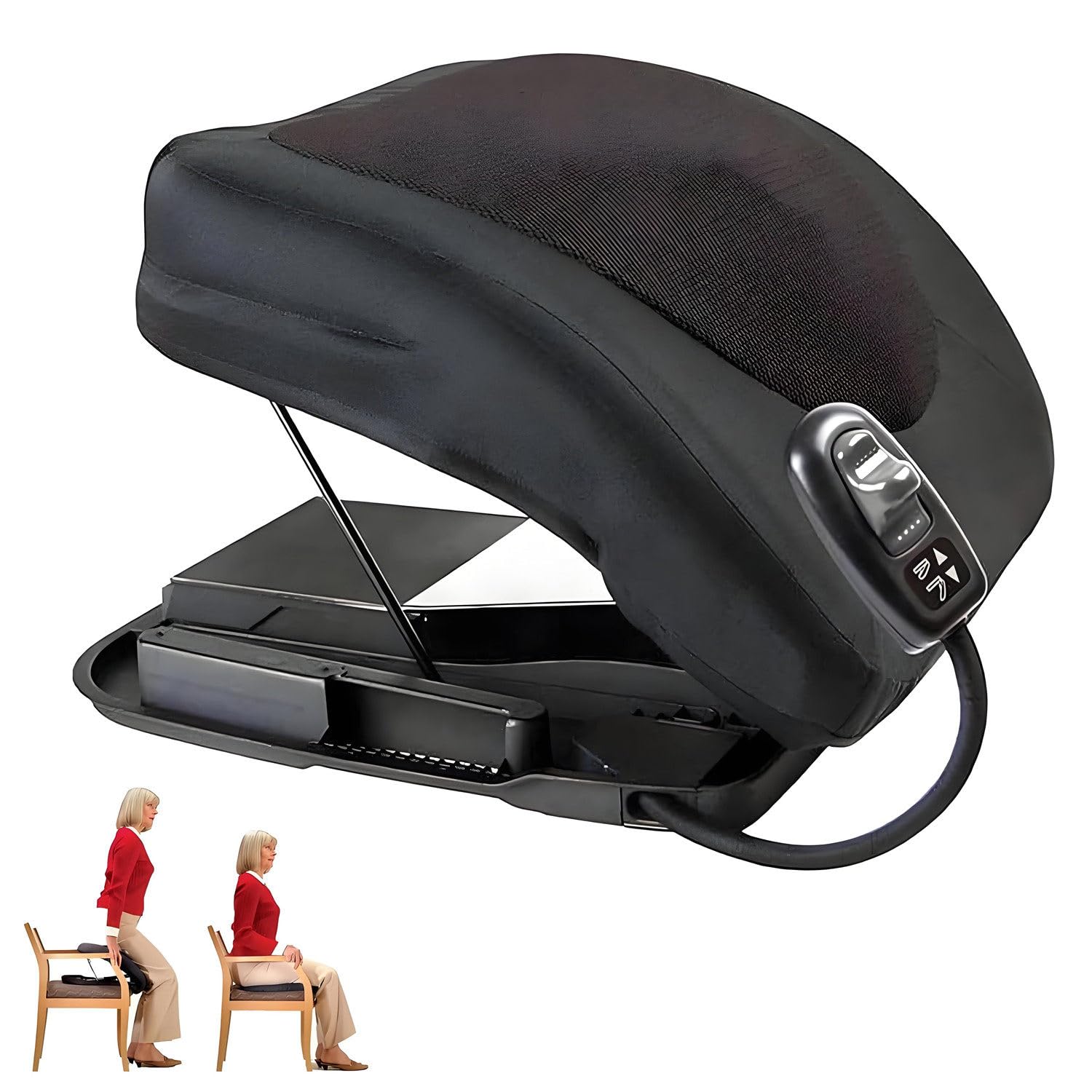 Silla elevadora eléctrica portátil con cojín de espuma viscoelástica 136 kg