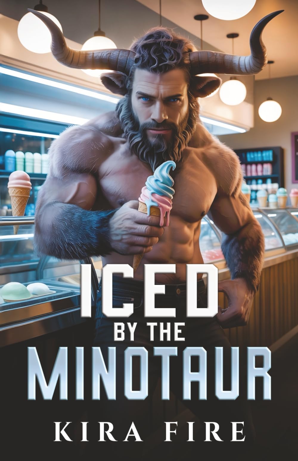 Iced by the Minotaur: A spicy monster romance starring a shy minotaur and chaotic human in an opposites-attract dating disaster, with one unexpected craving (Monster Dating Agency)