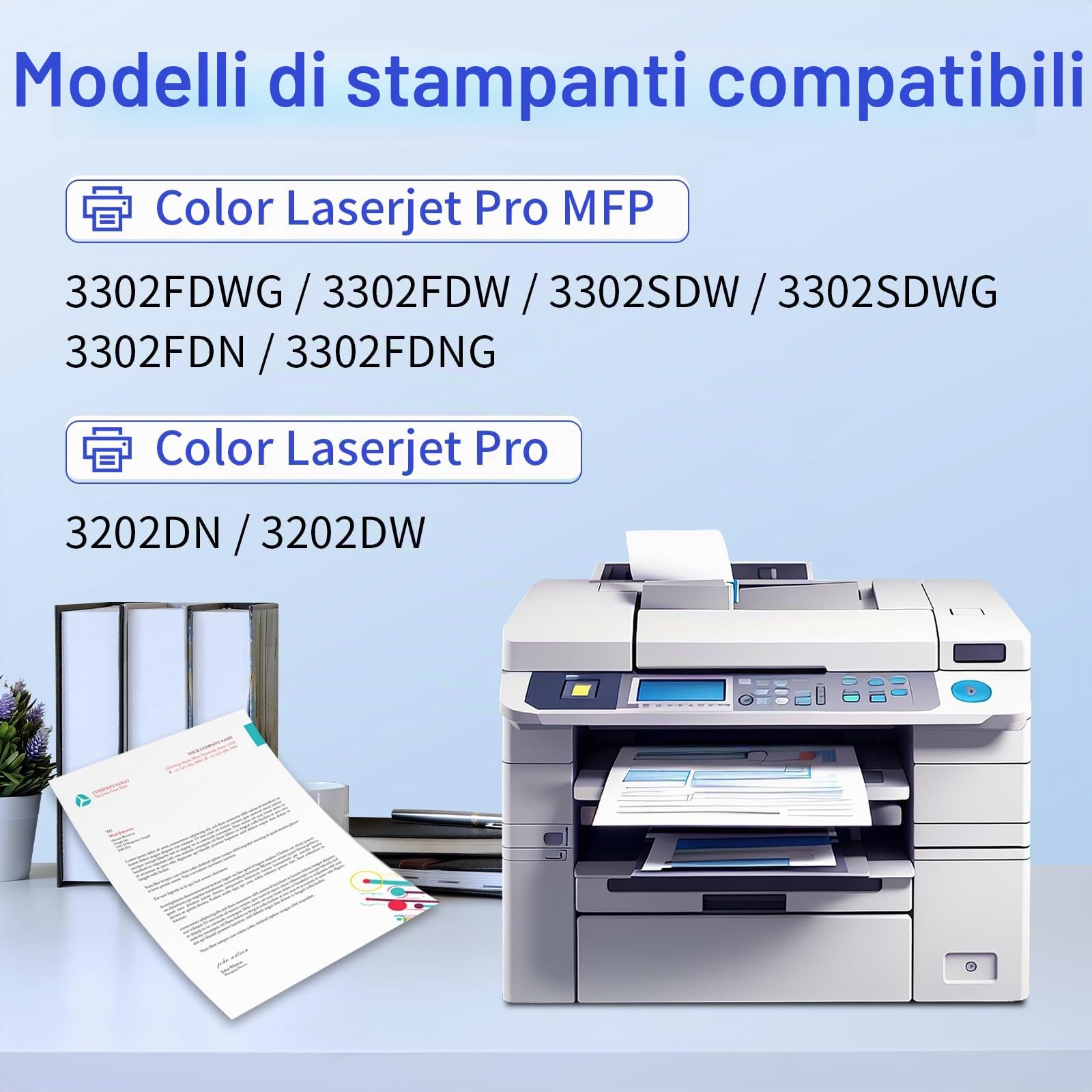 MYCARTRIDGE Ricambio per HP 219X Toner Set (Con Chip) per 219A 219X per HP Color Laserjet Pro MFP 3302FDWG Toner per MFP 3302SDWG 3302FDNG per W2190X W2191X W2192X W2193X (Confezione da 4)