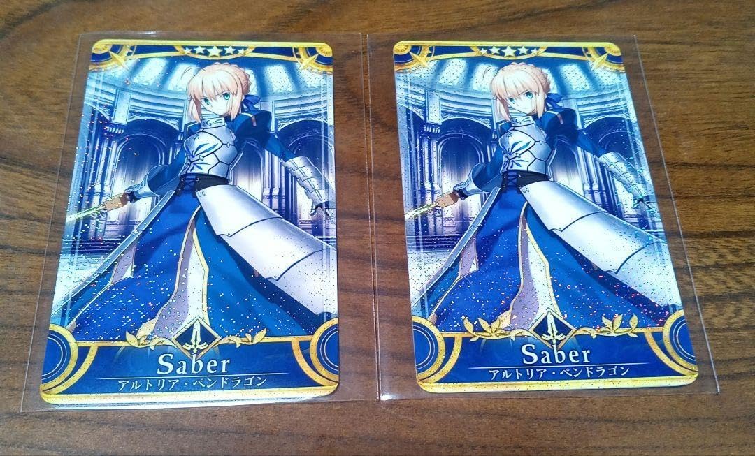 FGOアーケード fgoac アルトリアルーラー 最終fatal 5枚セット FGO