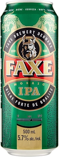 Cerveja Faxe, Ipa, Lata, 500ml 1un