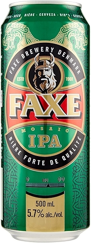 Cerveja Faxe, Ipa, Lata, 500ml 1un