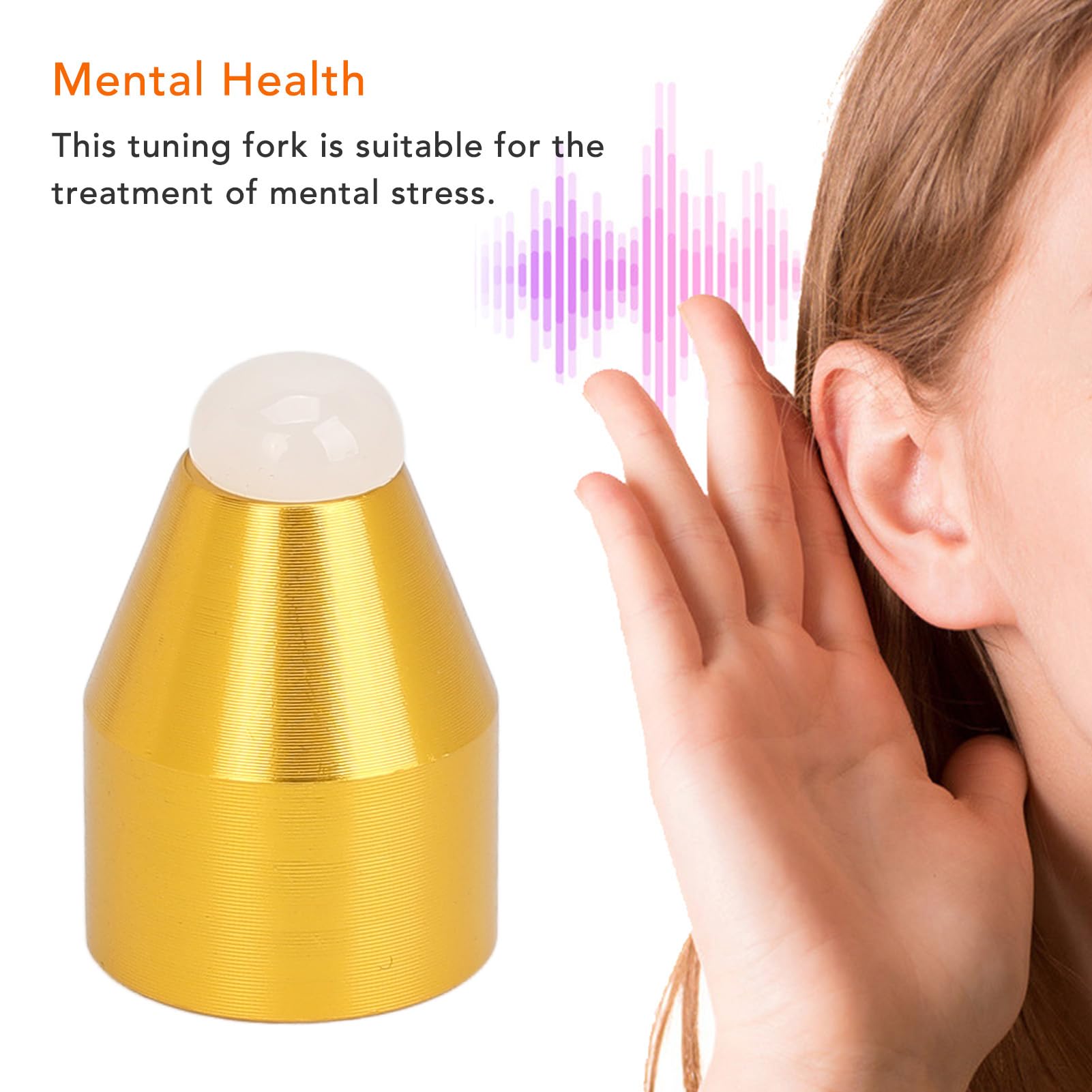 Accesorio para Pies de Diapasón, Alivia el Estrés, Reduce la Ansiedad, Diapasón, Cristales Curativos, Pies para Meditación, Virbración, Herramientas de Salud, Meditación,