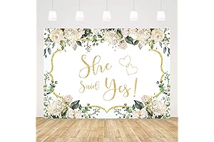 She Said Yes Engagement Party Backdrop for Photos