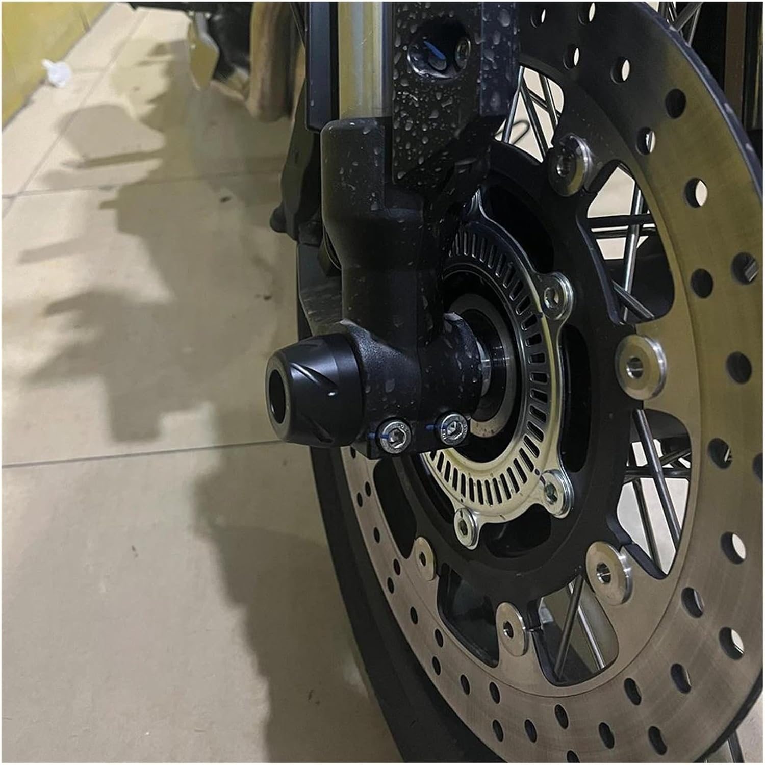 Frame Protector Crash Slider for Suzuki GSXS1000 GT Katana 2015-2023 Motorcycle Front Rear Wheel Collision Sliders Anti Falling Protectors Falling Crash Protector(Rear Axle)