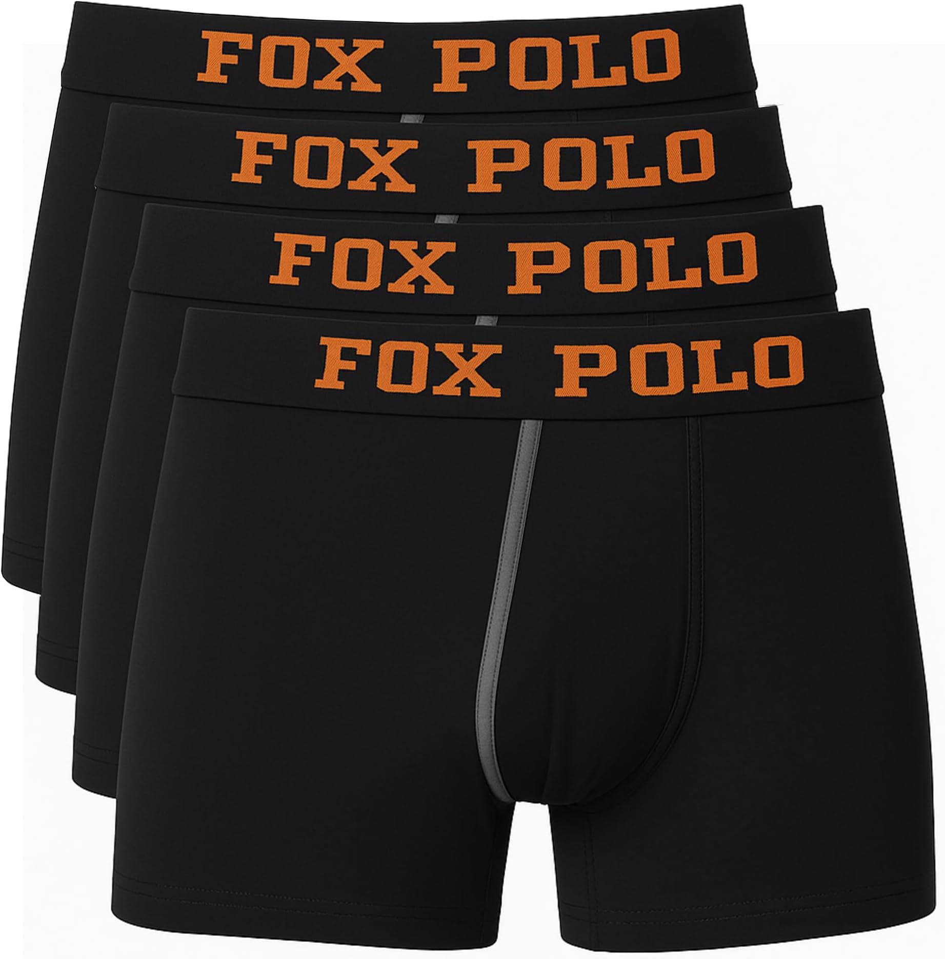 Men’s Boxer Briefs 4-Pack Gift Set – Cotton Stretch Underwear – Breathable Soft Fabric – Stylish Sport Print