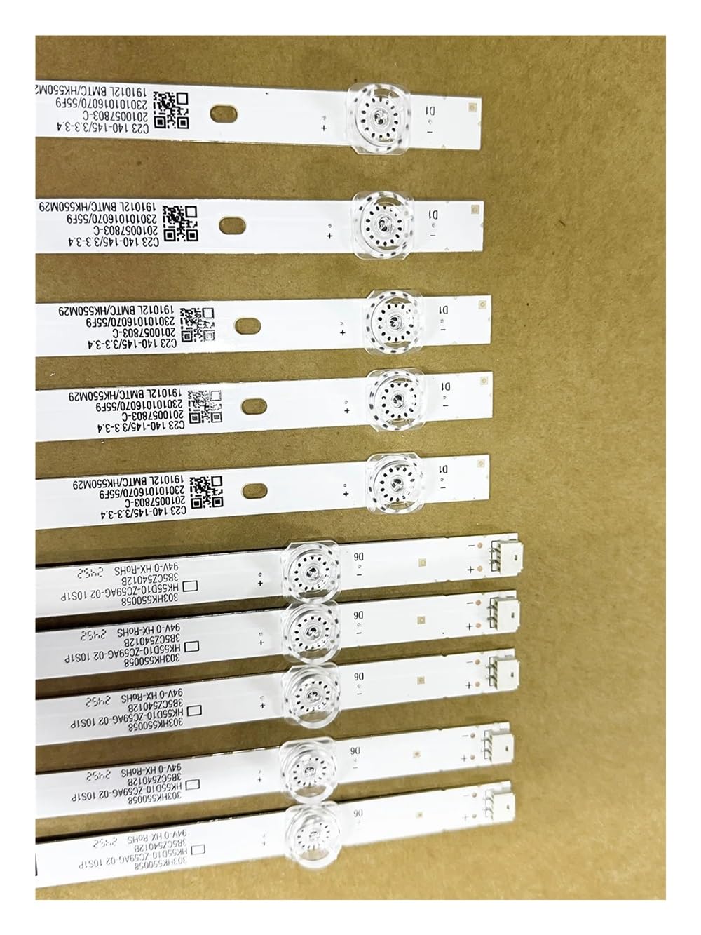 100% nowe 10 sztuk/zestaw pasków LED do 55 telewizorów Haier Smart AX/AX Pro