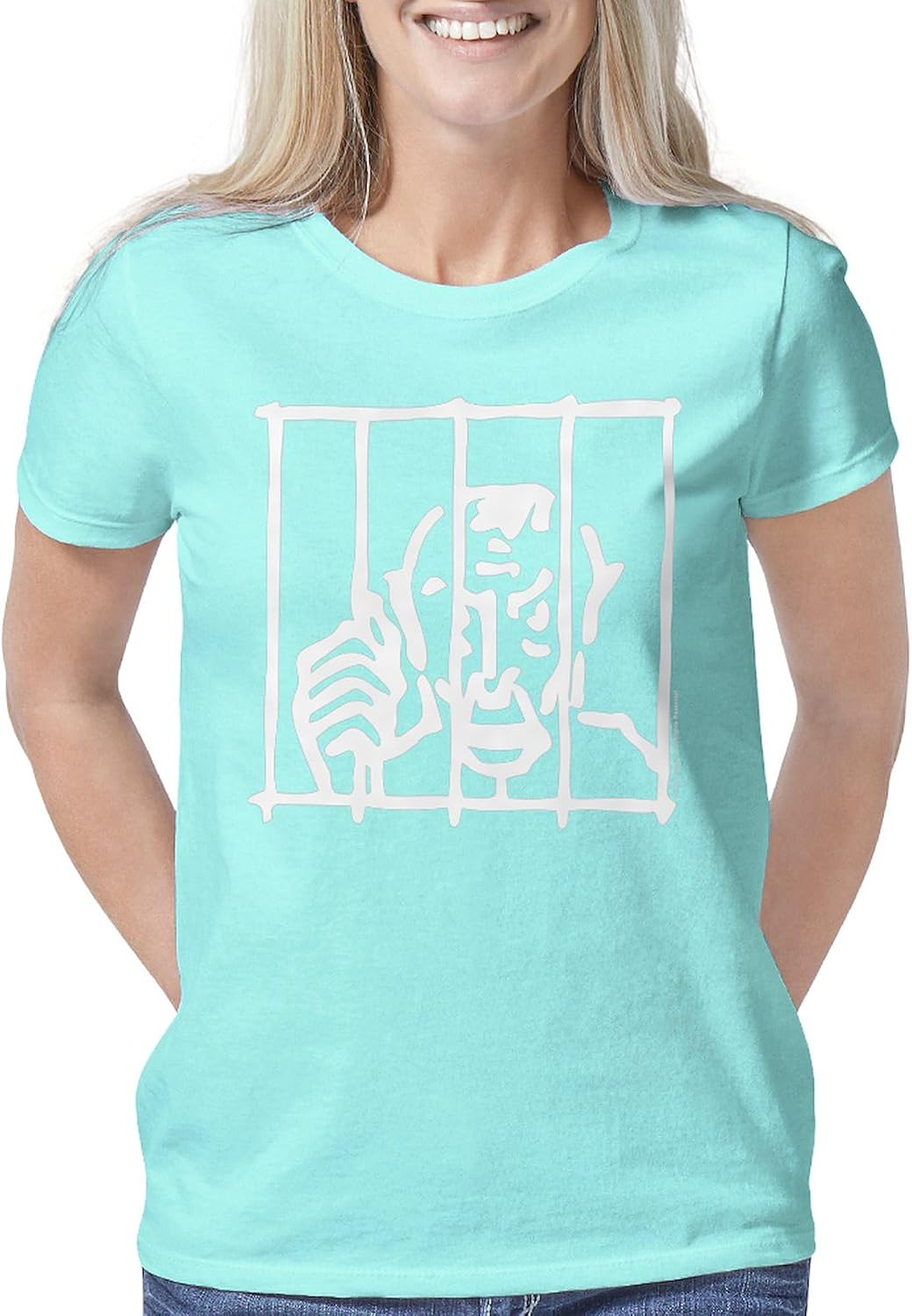 CafePress Monopoly Go to Jail Women's Classic T Shirt Women's Relaxed Dark T-Shirt
