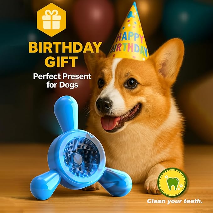 Indestructible Chew Toy for Aggressive Chewers – Tough Nylon Dog Toy for Teething Small Breeds, Durable Puppy Bone for Teeth Cleaning & Boredom Relief, Ideal Dog Birthday Gift