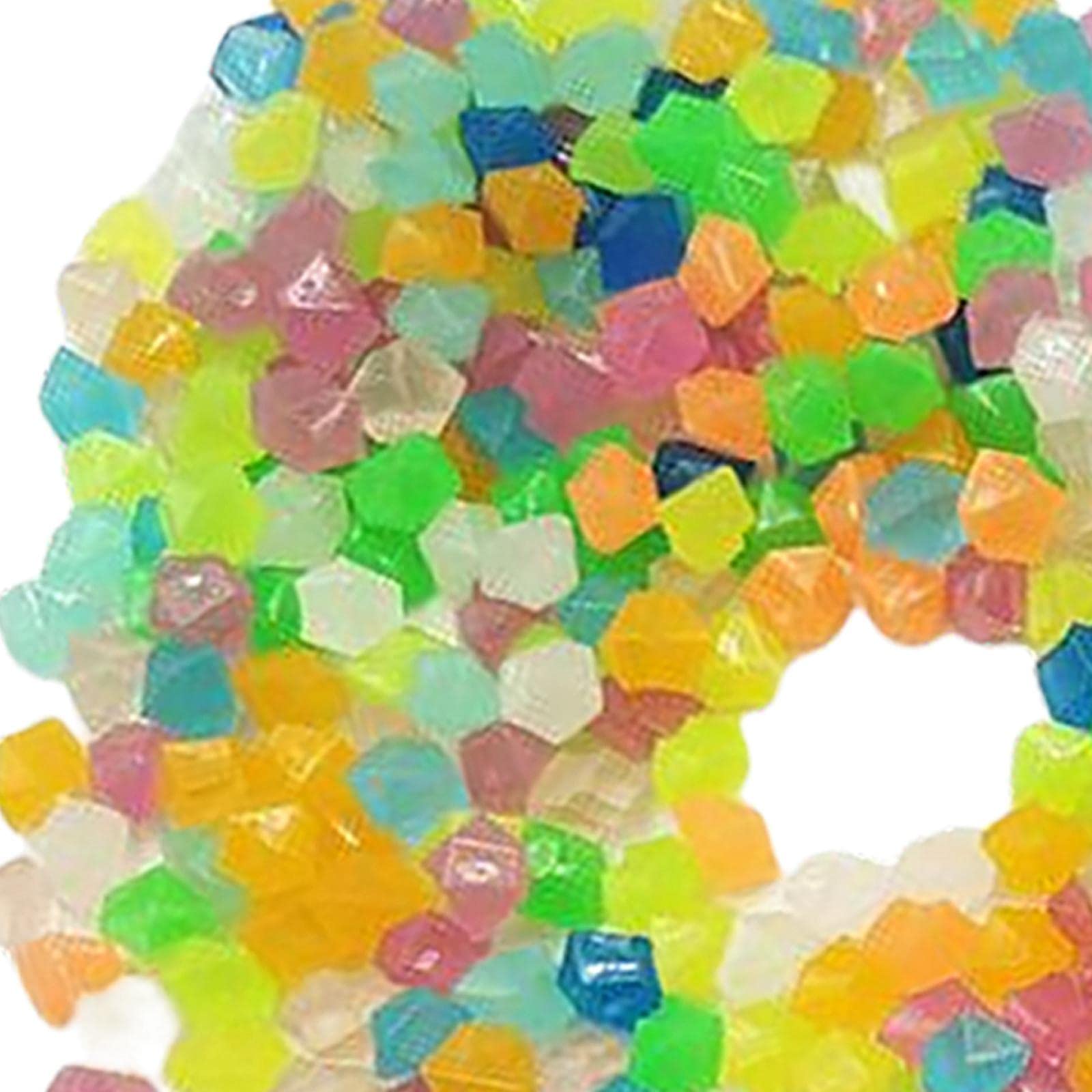 Ronyme 5x300x Leuchtende Steine ​​Kieselsteine ​​für Garten, Aquarium Und Fischbecken, 6 Stück