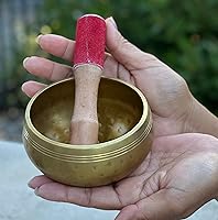 Vista 2 de DharmaObjects Juego de mazo tibetano martillado a mano de 4.5 pulgadas