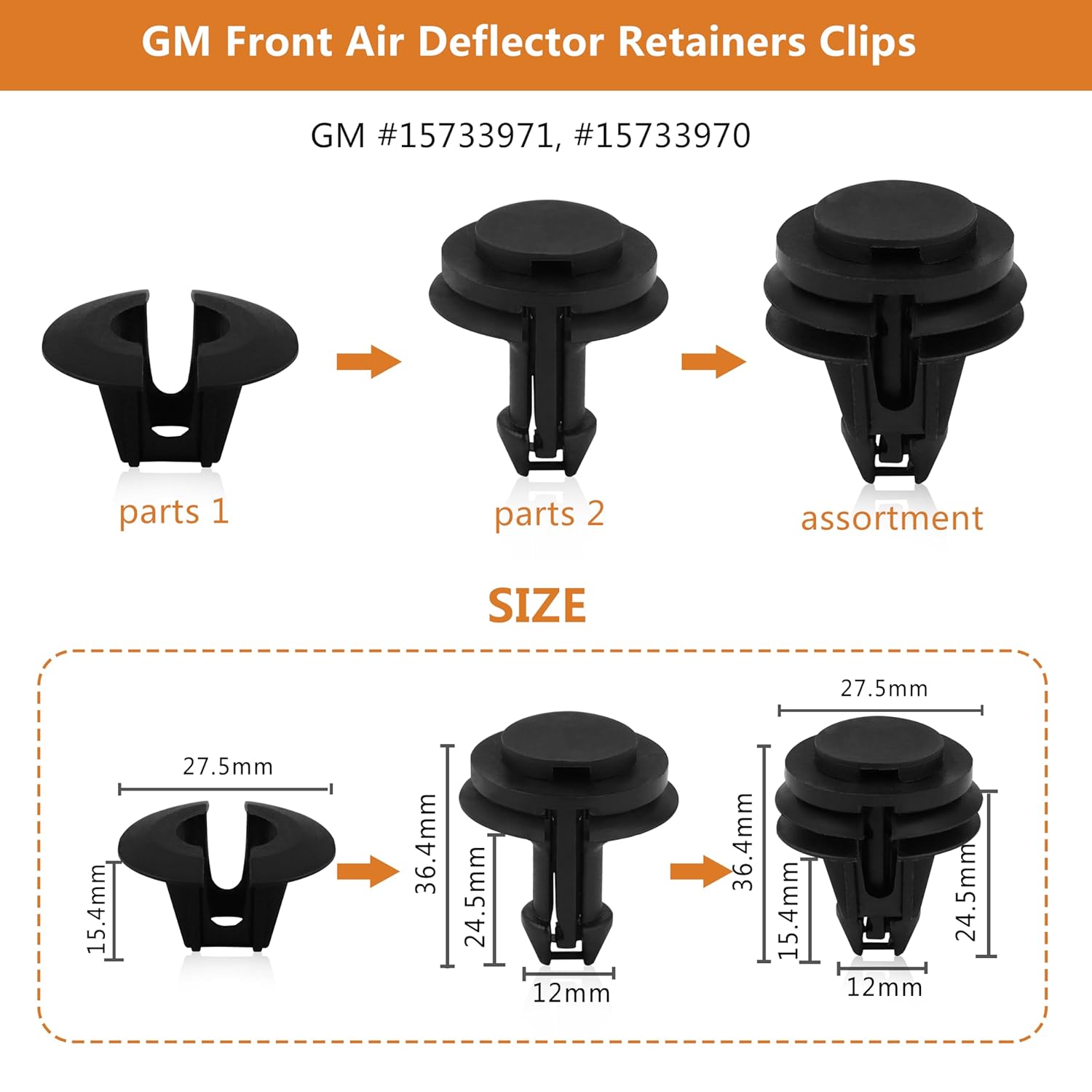1001PCS Car Bumper Clips Shield Retainer Clips Plastic Rivets Automotive Push Pins Assortment Xmas Tree Fasteners Kit Most Common Sizes Auto Body Push Pin with Removers for Ford Honda Chrysler GM Red