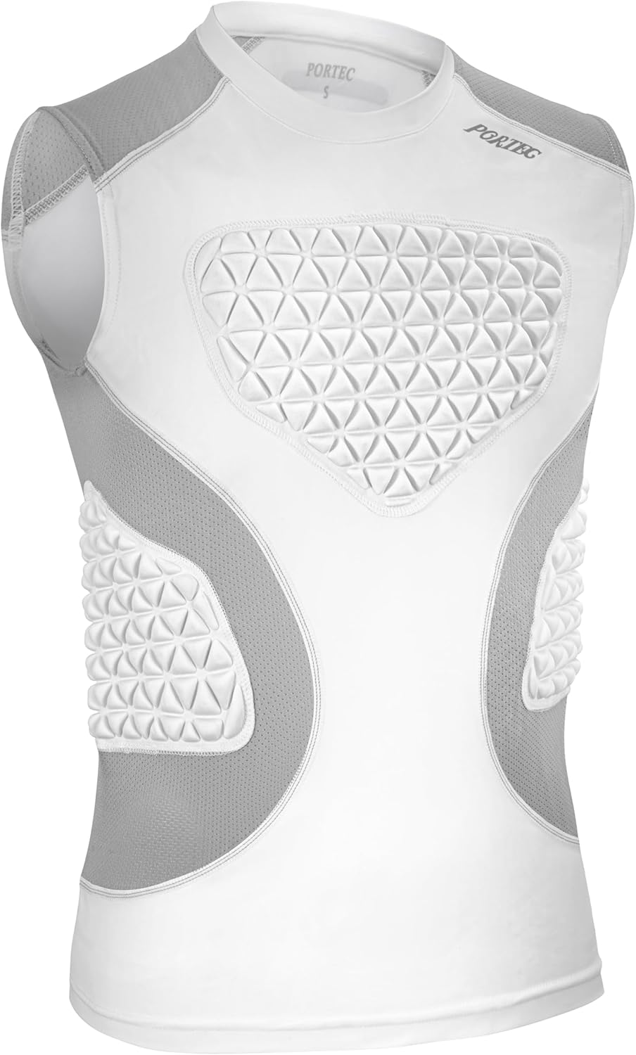 Youth Baseball Chest Protector, Padded Compression Shirt, Support Softball Football Rugby Lacrosse Heart Sternum Guard