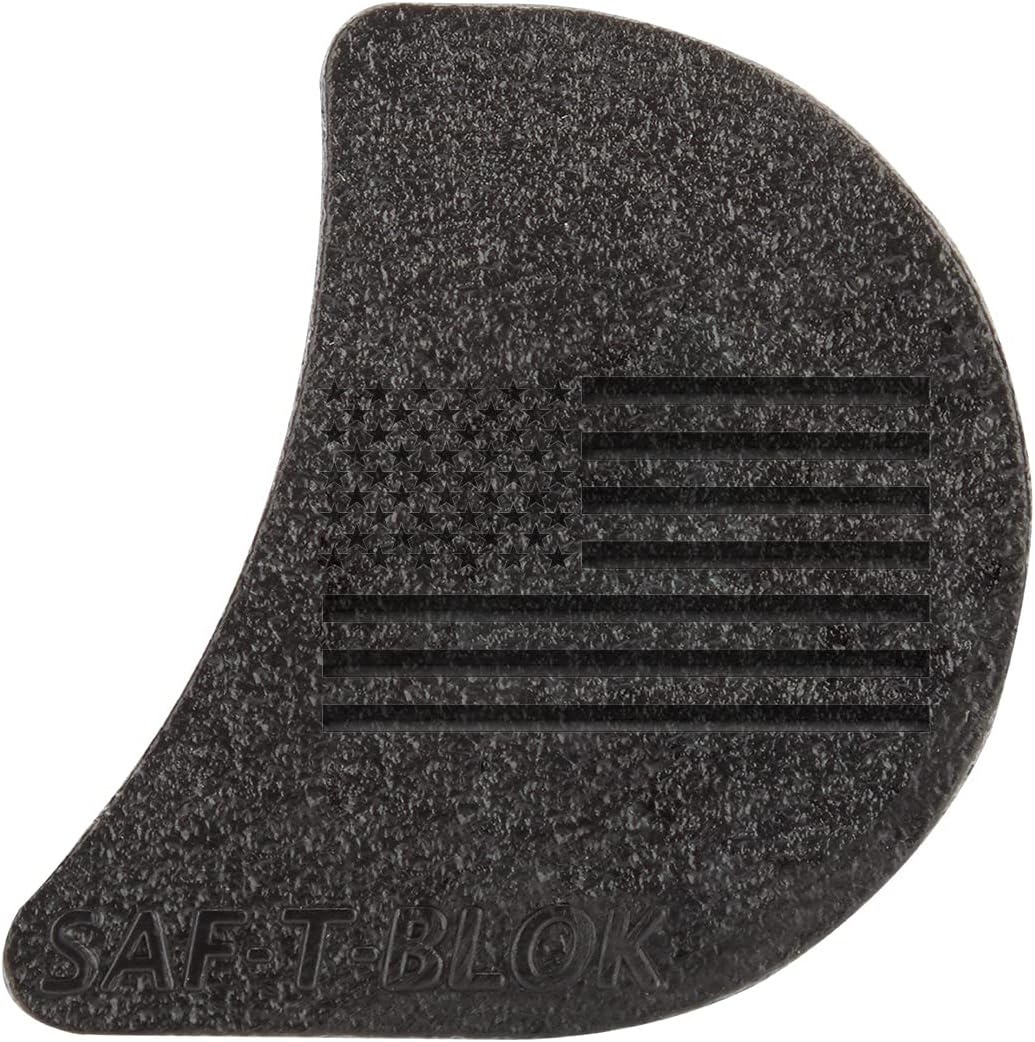 NDZ Performance Saf-T-Blok Right Hand Trigger Safety Block for Glock Gen 1-5 Post-1998 Laser Engraved in Black - Choose Design