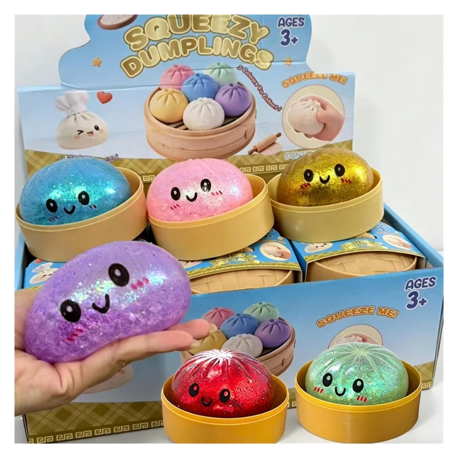 Glitter Compatibile For Gnocchi Squishy Con Scatola