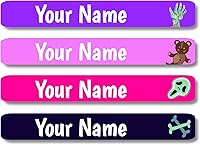 Vista 39 de Lovable Labels - 120 Etiquetas infantiles personalizadas, impermeables, aptas para lavavajillas, se pegan y despegan, son ideales