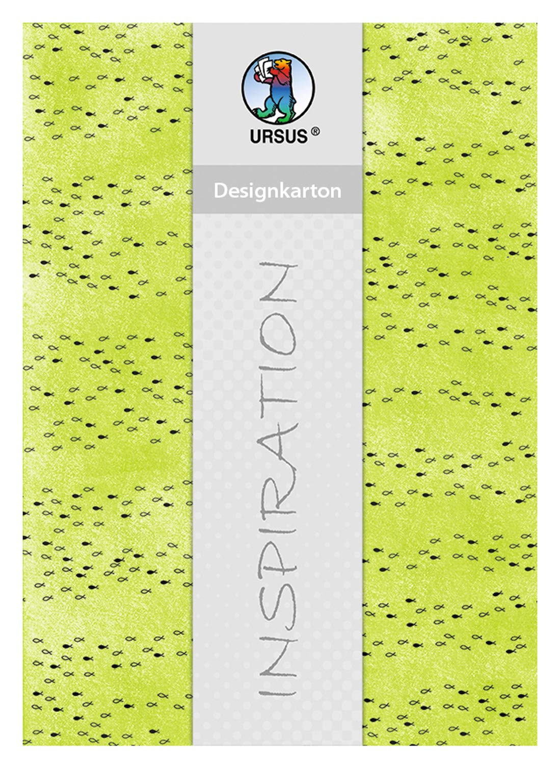 Ursus Halleluja 62414606F Design Card 200 g/m² 5 Sheets DIN A4 Apple Green