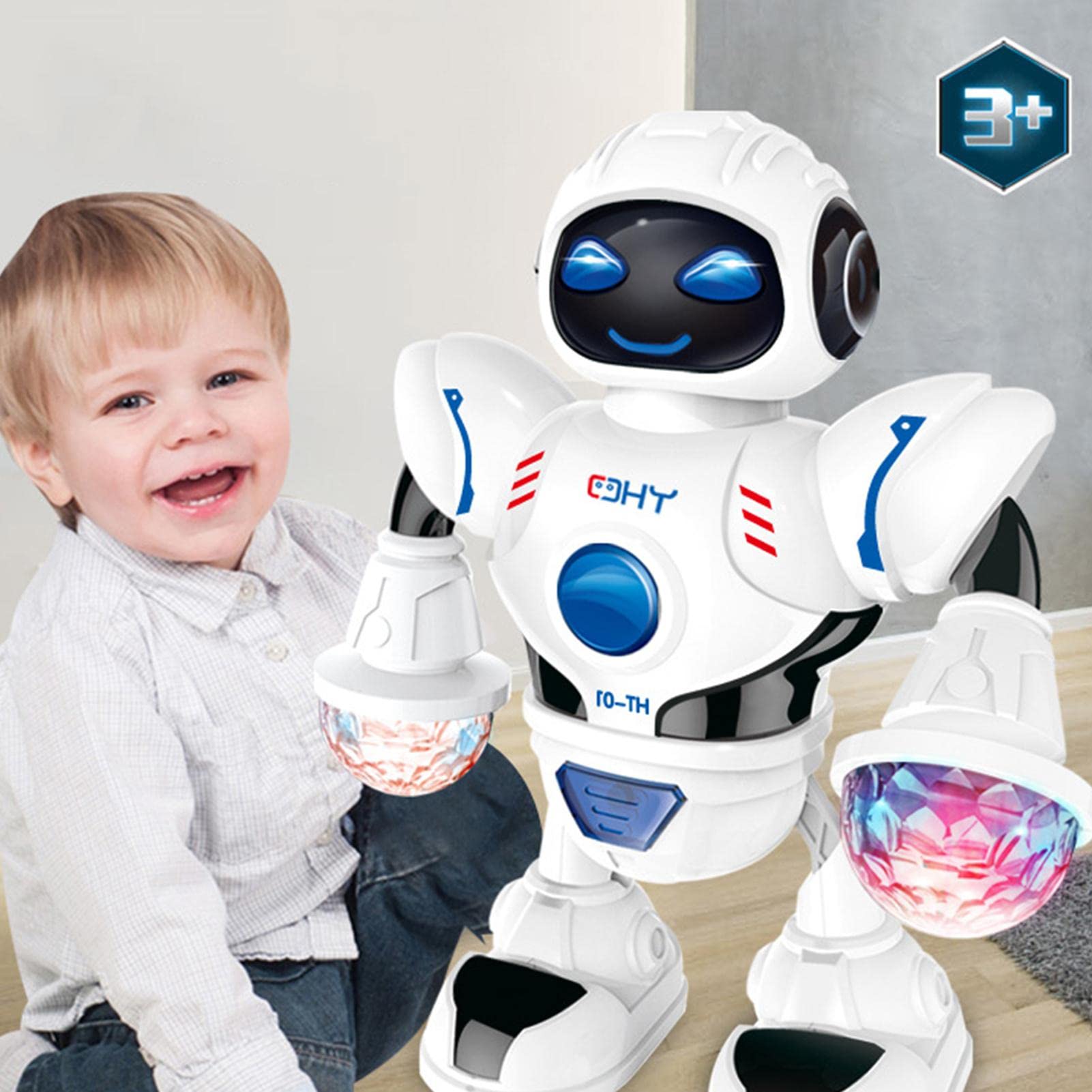 キッズおもちゃ ロボット インテリジェントエレクトリックダンス 移動機能付き Amazon | NOBONU ロボットおもちゃ ダンスロボット 音楽 ダンス ライト