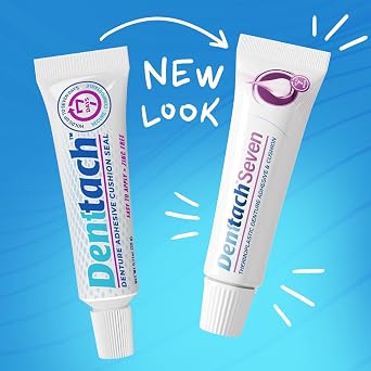 Denttach Seven Denture Adhesive, Thermoplastic Denture Cushion and Reliner, Upper and Lower Denture Comfort for Up to 7 Days, Zero Glue, Zinc Free (4)