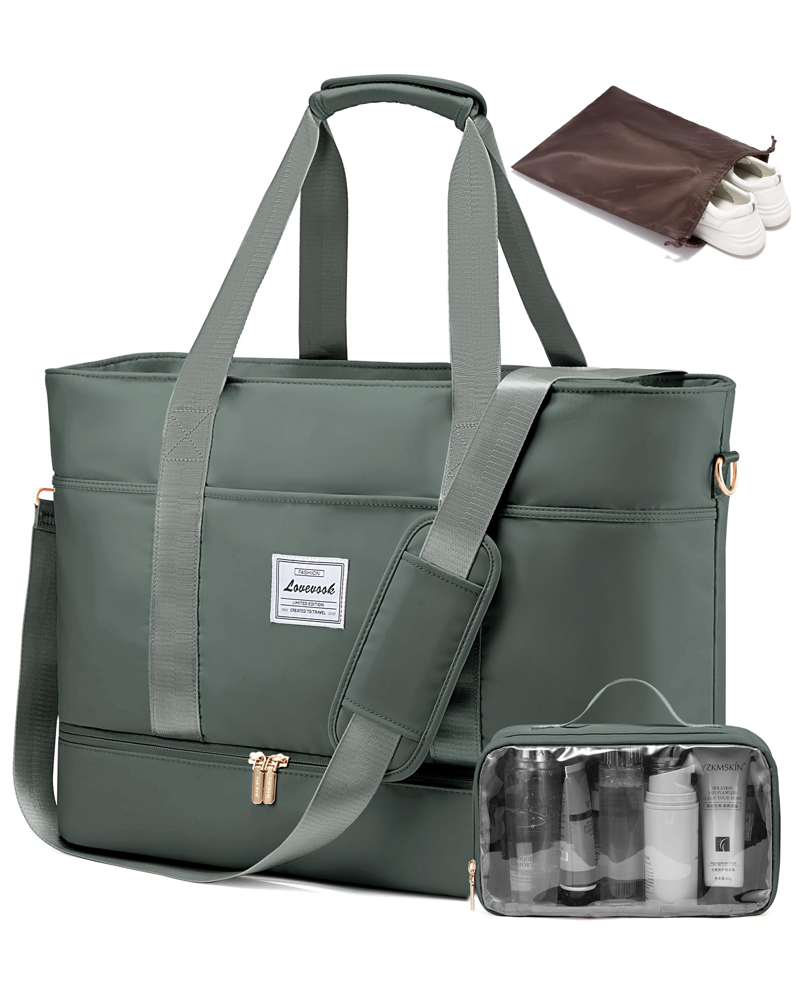 LOVEVOOK Damesreistas, grote handbagage Weekendtassen Cabine Vliegtuig LOVEVOOK Damesreistas, grote handbagage Weekendtassen Cabine Vliegtuig