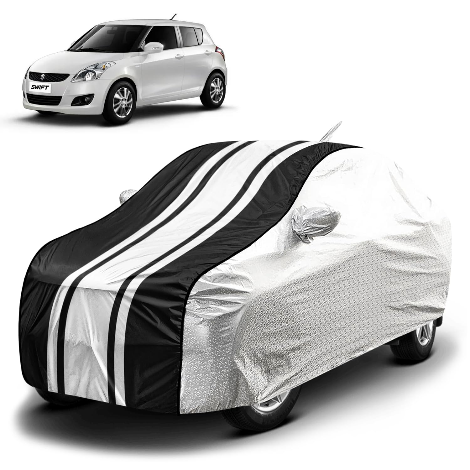 Tata Punch Car Cover - Jungle Print Waterproof -8 Tata Punch Car Cover - Jungle Print Waterproof -8