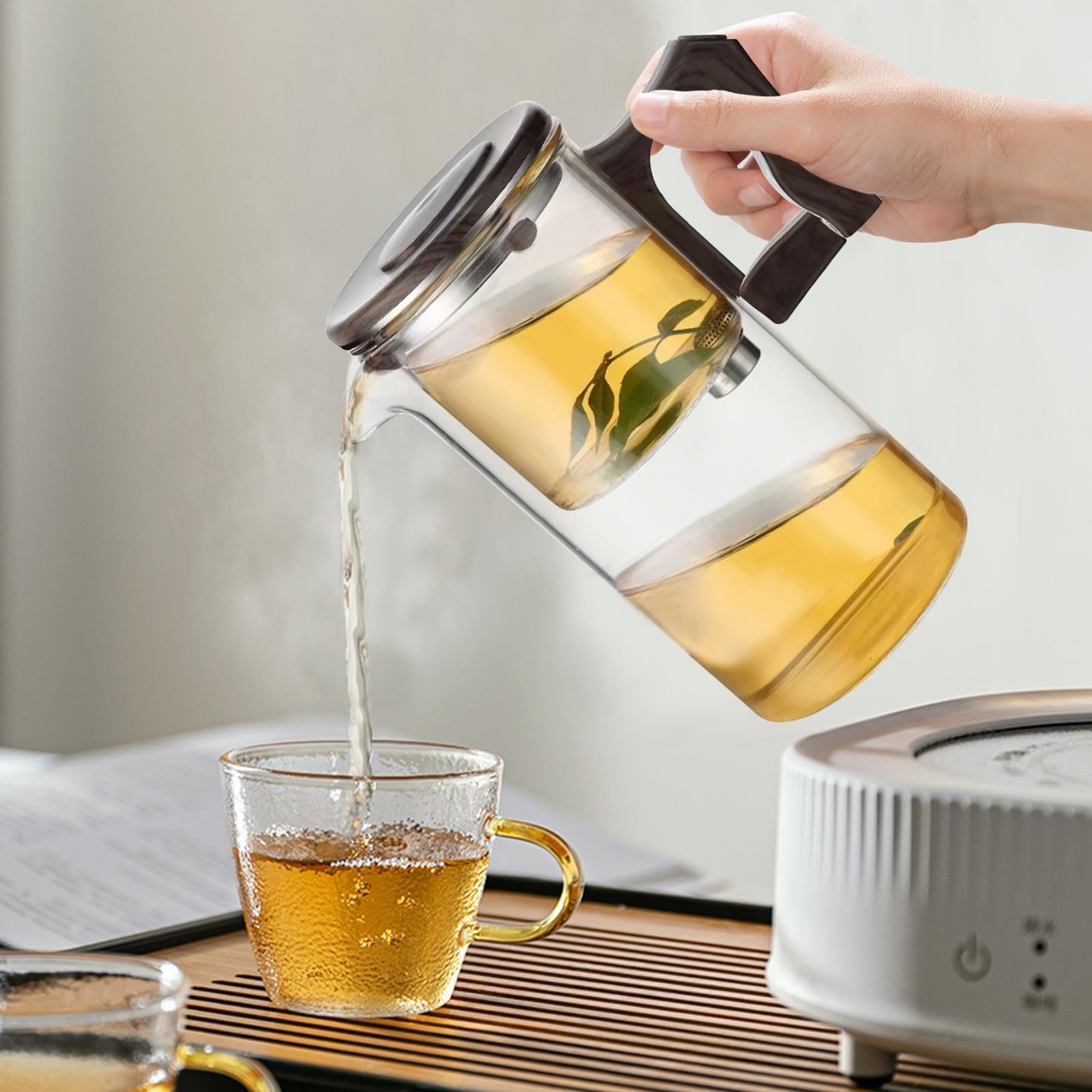 infusora de vidrio, infusor de, | Infusor extraíble, suelta