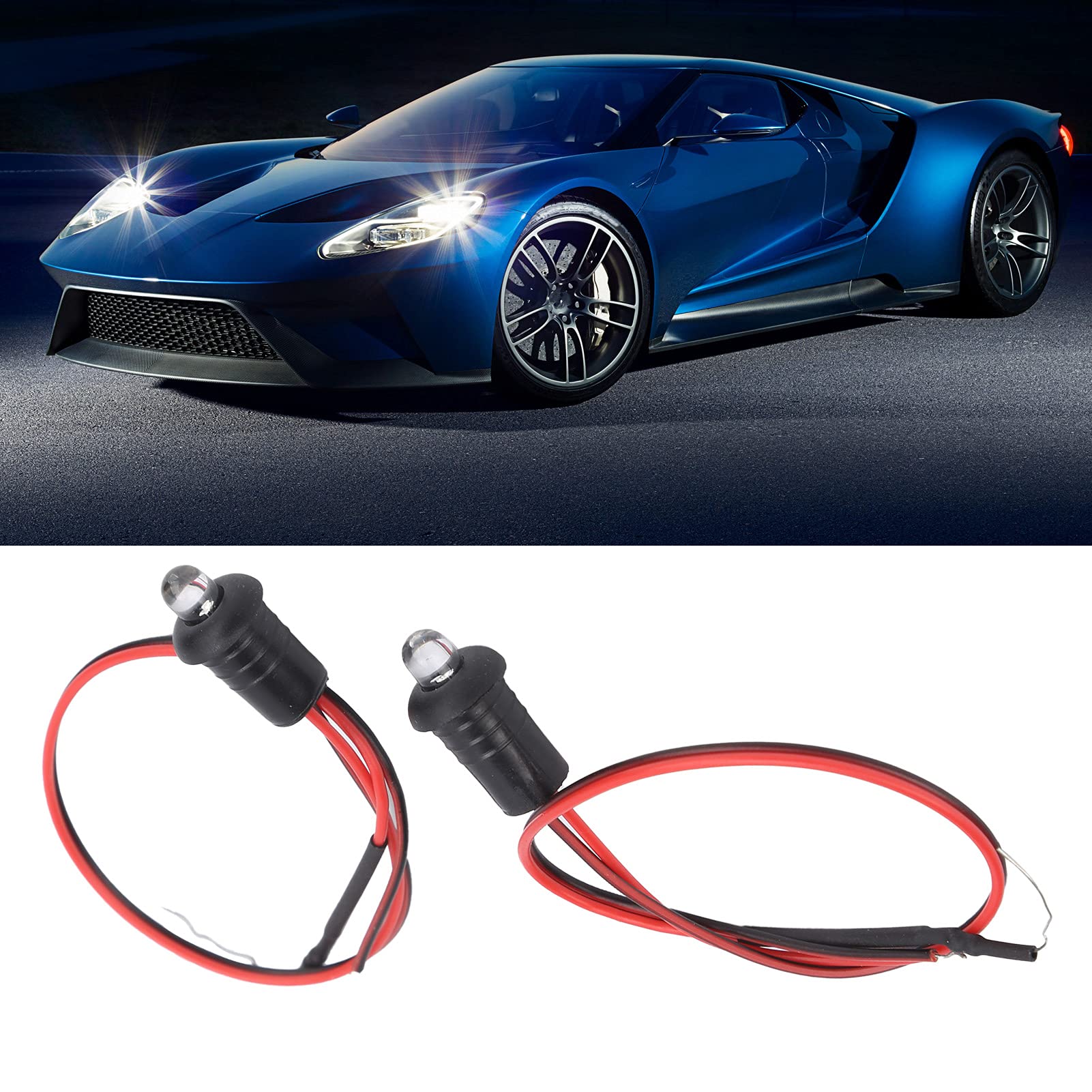 Clignotant De Voiture 2Pcs, Aramox DC 12V Rouge LED