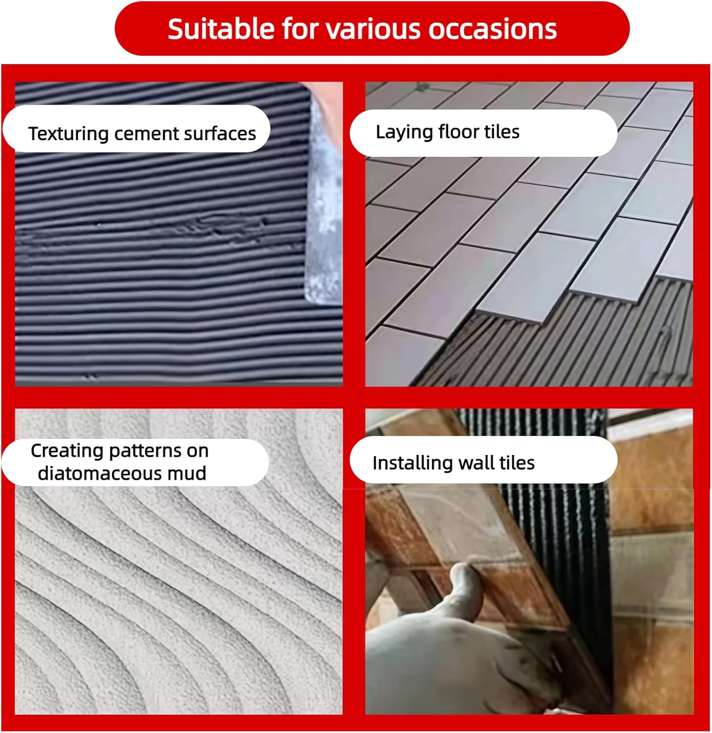 Venetian Plaster Trowel Set 3 Pack, Polished Stainless Steel Drywall Concrete Trowels with Soft Handle, Art Paint Plastering Marmorino Finishing Tools for Concrete, Cement, Drywall Repairs