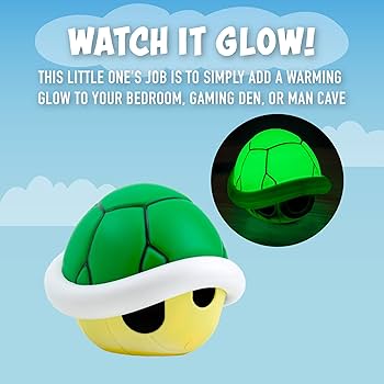 GREENLiDHT - グリーンライト SHELL シェル Paladone Super Mario Bros Green Shell Light with Sound